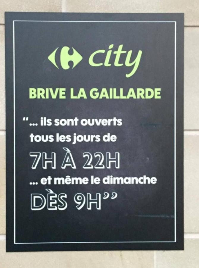 Logement A Brive, Proche Centre-Ville Et Gare, Avec Climatisation - Internet Fibre - Stationnements Gratuit Екстер'єр фото